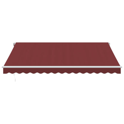 Tenda da Sole Retrattile Automatica Bordò 400x350 cm | homemem39