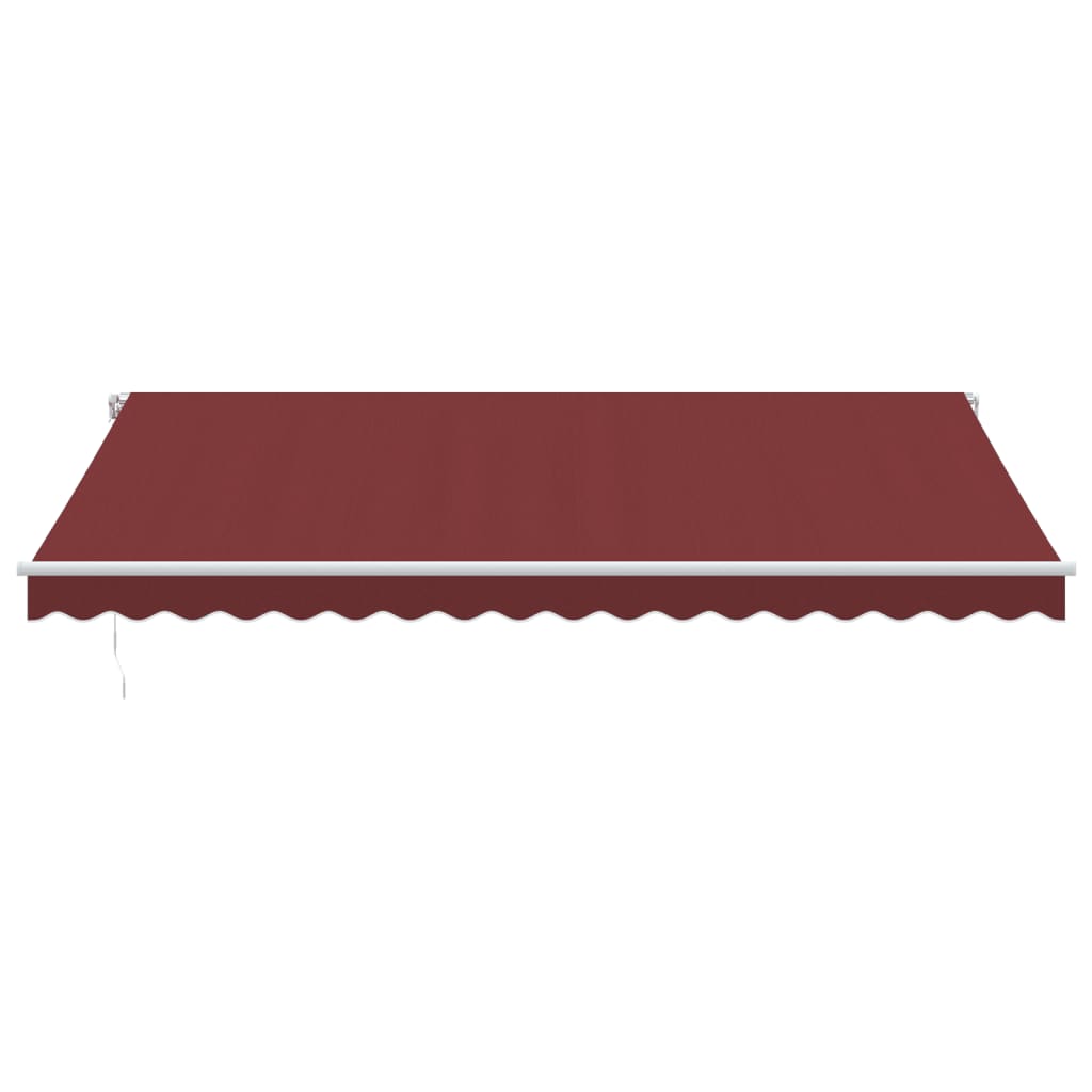 Tenda da Sole Retrattile Manuale Bordò 450x350 cm | homemem39