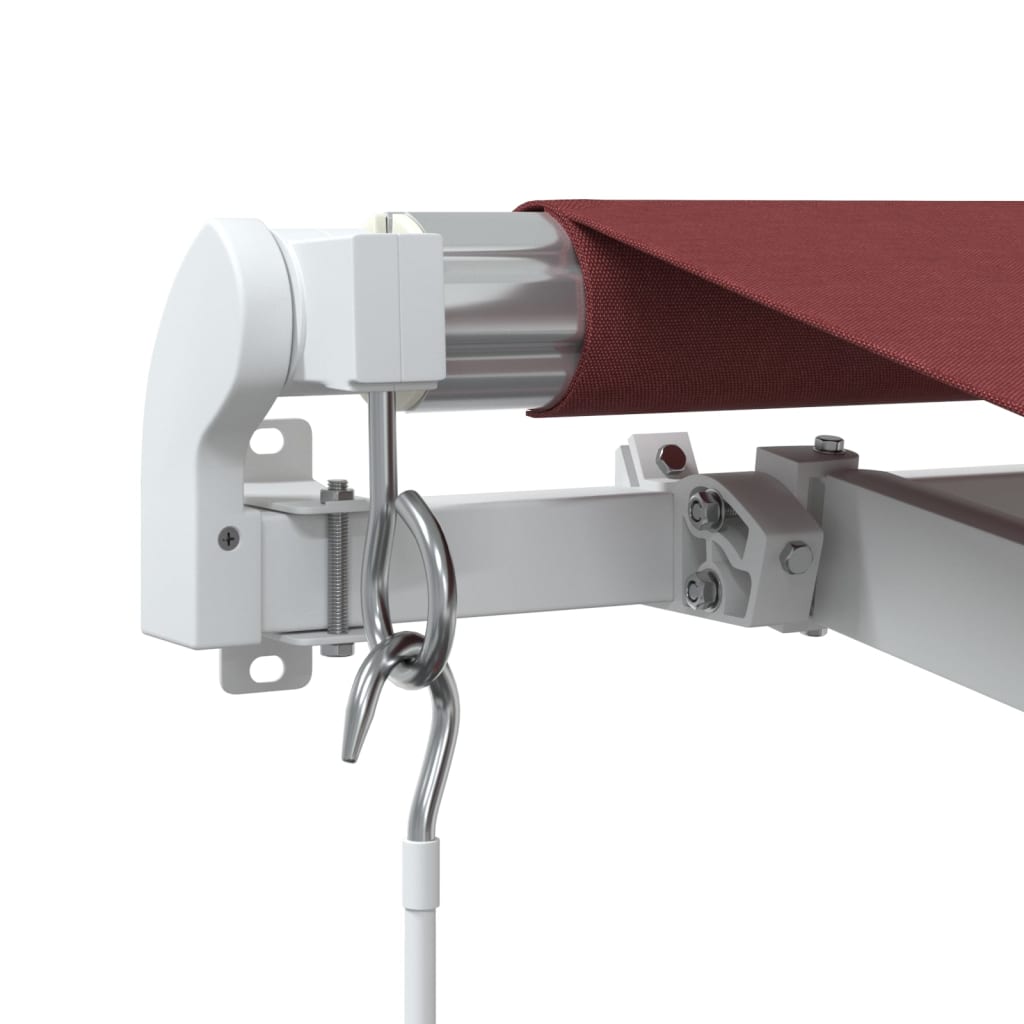 Tenda da Sole Retrattile Manuale Bordò 450x350 cm | homemem39