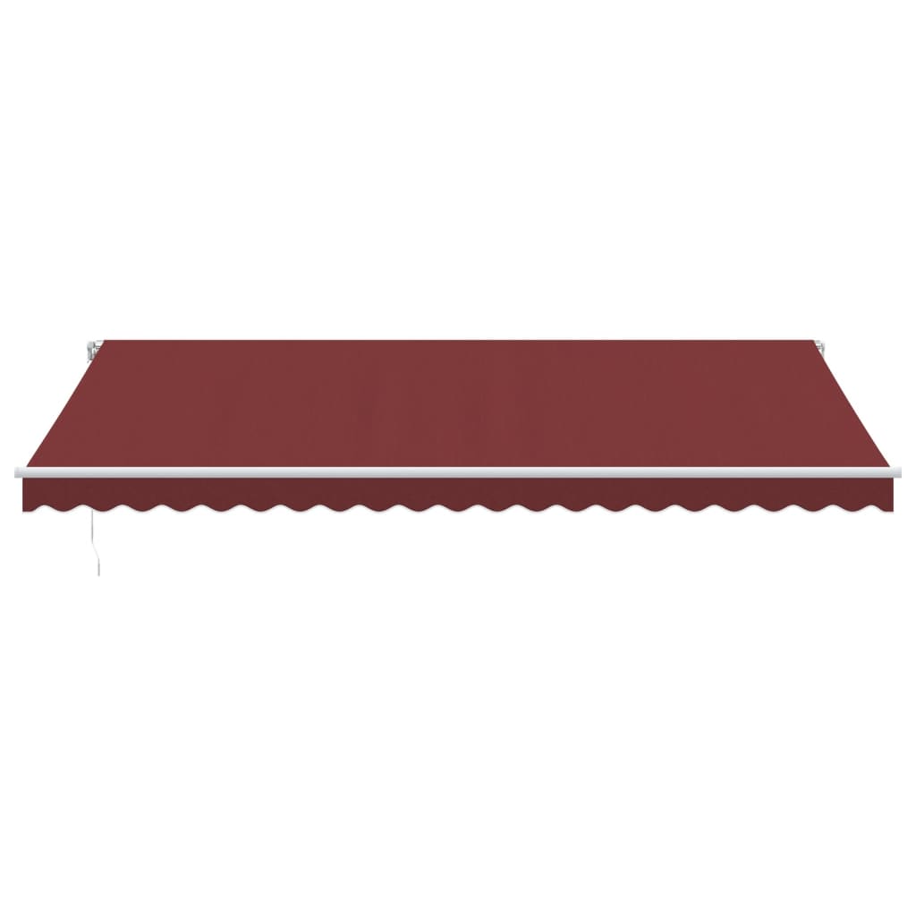 Tenda da Sole Retrattile Manuale Bordò 500x350 cm | homemem39