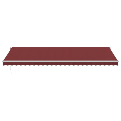 Tenda da Sole Retrattile Automatica Bordò 600x350 cm | homemem39