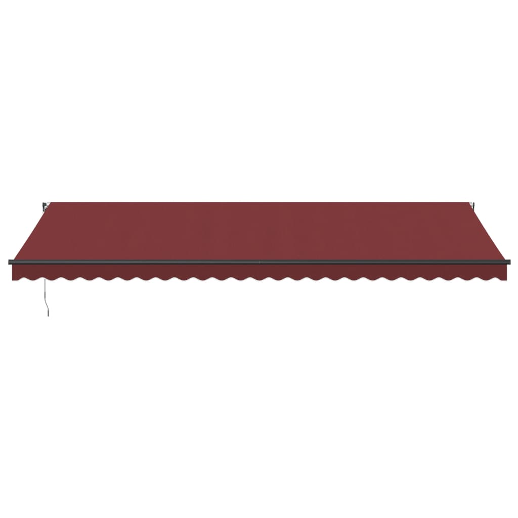 Tenda da Sole Retrattile Manuale Bordò 600x350 cm | homemem39