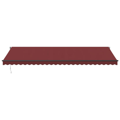Tenda da Sole Retrattile Manuale Bordò 600x350 cm | homemem39