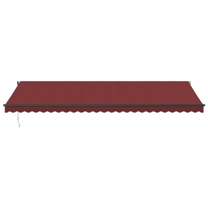 Tenda da Sole Retrattile Automatica Bordò 600x350 cm | homemem39