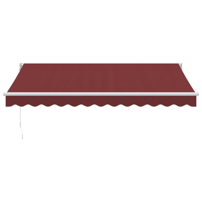 Tenda da Sole Retrattile Manuale Bordò 350x250 cm | homemem39