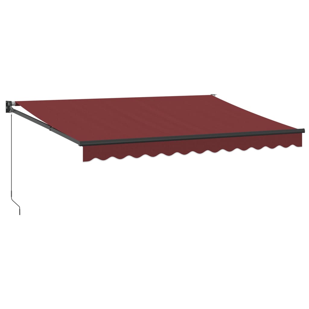 Tenda da Sole Retrattile Manuale Bordò 350x250 cm | homemem39