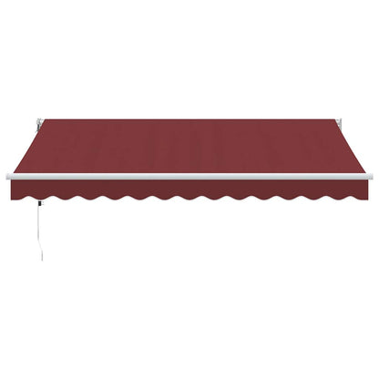 Tenda da Sole Retrattile Automatica Bordò 350x250 cm - homemem39