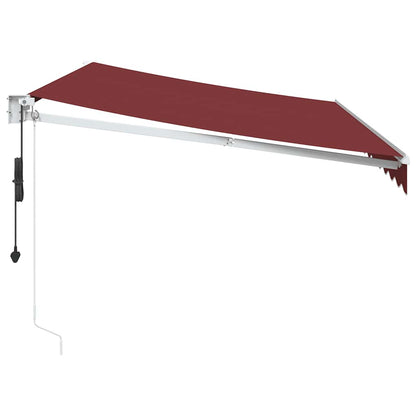 Tenda da Sole Retrattile Automatica Bordò 350x250 cm
