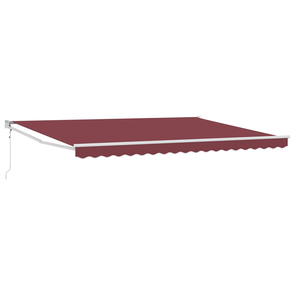 Tenda da Sole Retrattile Automatica Bordò 450x300 cm | homemem39