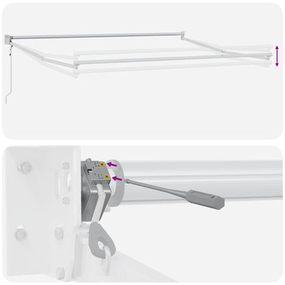 Tenda da Sole Retrattile Automatica Bordò 450x300 cm | homemem39
