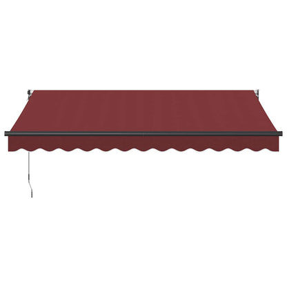 Tenda da Sole Retrattile Automatica Bordò 350x250 cm - homemem39