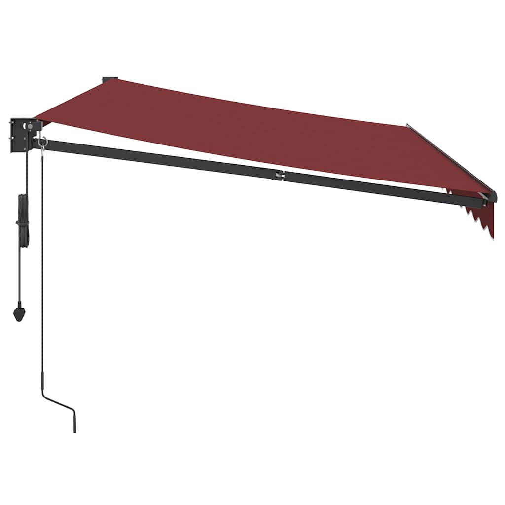 Tenda da Sole Retrattile Automatica Bordò 350x250 cm