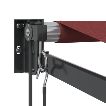 Tenda da Sole Retrattile Automatica Bordò 350x250 cm - homemem39