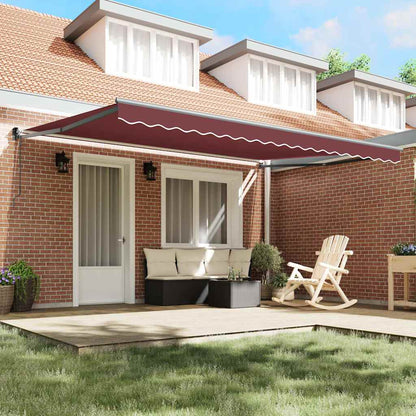 Tenda da Sole Retrattile Automatica Bordò 450x300 cm