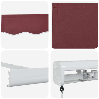 Tenda da Sole Retrattile Manuale Bordò 500x300 cm | homemem39