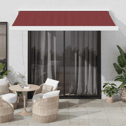 Tenda da Sole Retrattile Automatica Bordò 350x250 cm - homemem39