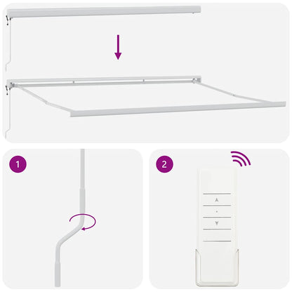 Tenda da Sole Retrattile Automatica Bordò 400x300 cm - homemem39