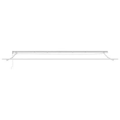 Tenda da Sole Retrattile Automatica con LED Marrone 600x300 cm | homemem39