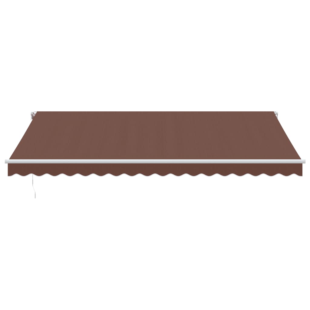 Tenda da Sole Retrattile Automatica Marrone 450x350 cm | homemem39