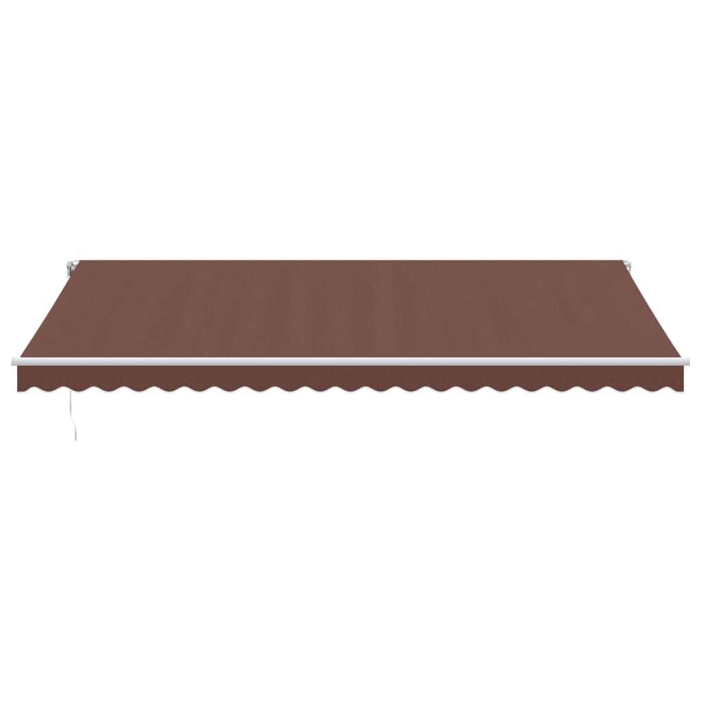 Tenda da Sole Retrattile Automatica Marrone 500x350 cm | homemem39