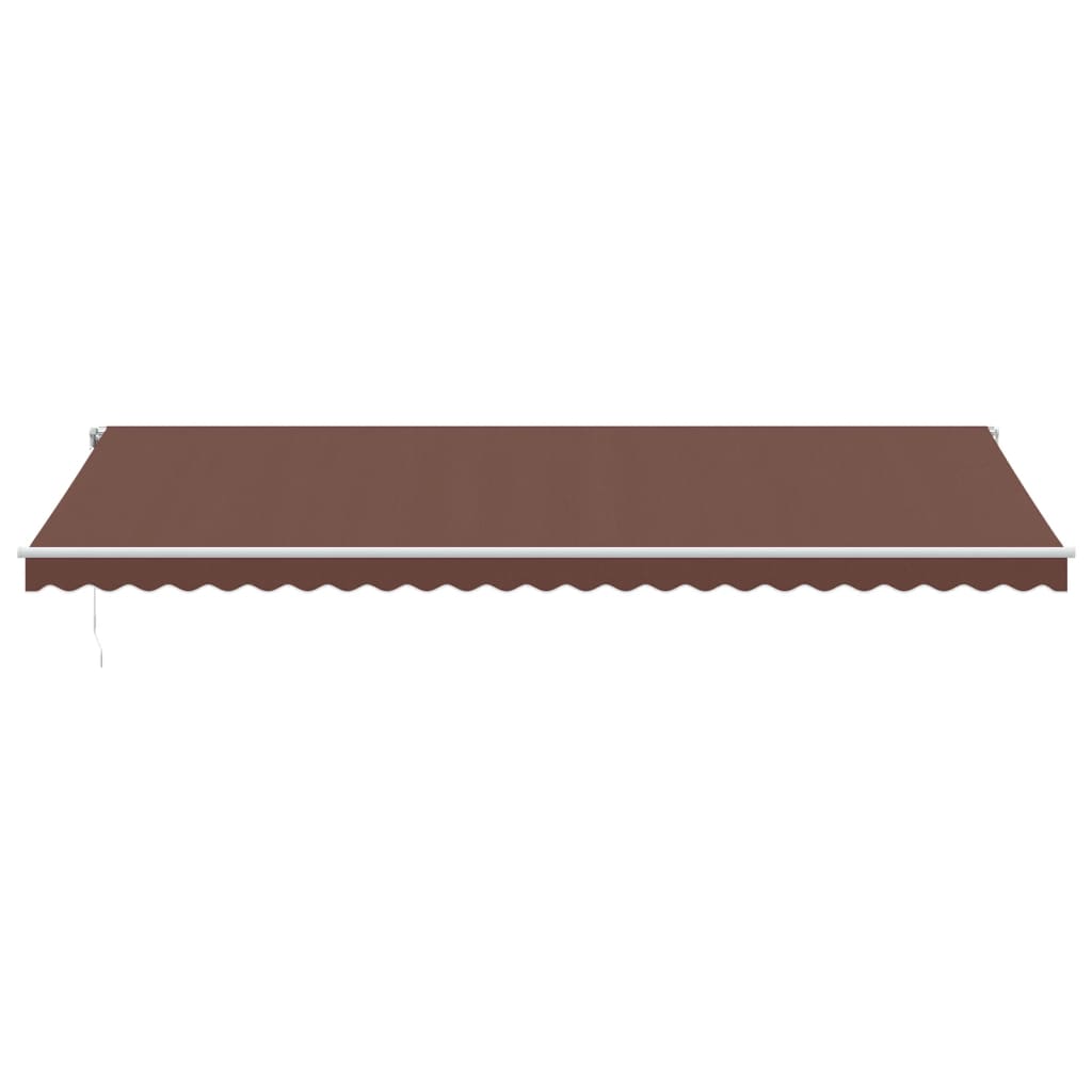 Tenda da Sole Retrattile Automatica Marrone 600x350 cm | homemem39