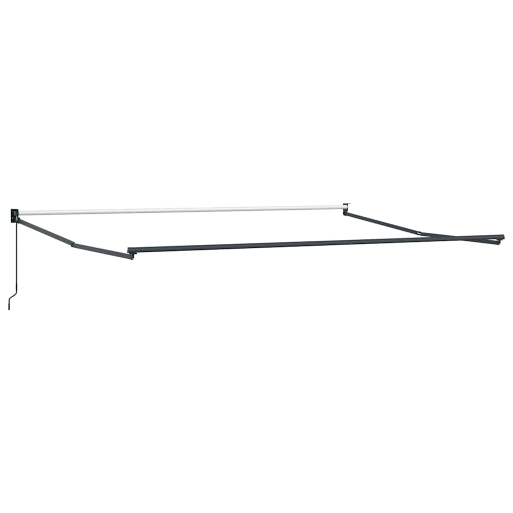Tenda Sole Retrattile Manuale 500x300 cm Marrone | homemem39