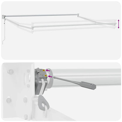 Tenda da Sole Retrattile Automatica Marrone 300x250 cm | homemem39