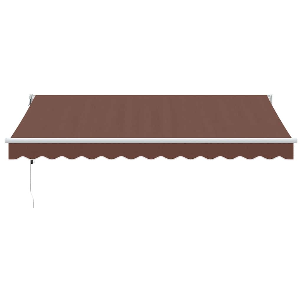 Tenda da Sole Retrattile Automatica Marrone 350x250 cm | homemem39