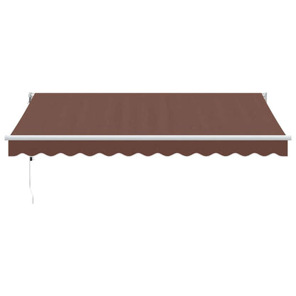 Tenda da Sole Retrattile Automatica Marrone 350x250 cm | homemem39