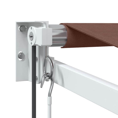 Tenda da Sole Retrattile Automatica Marrone 350x250 cm | homemem39