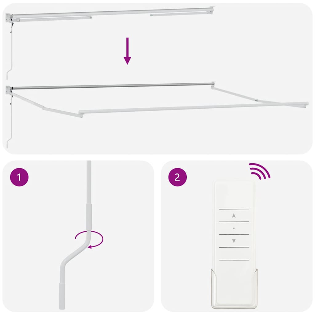 Tenda da Sole Retrattile Automatica Marrone 500x300 cm | homemem39