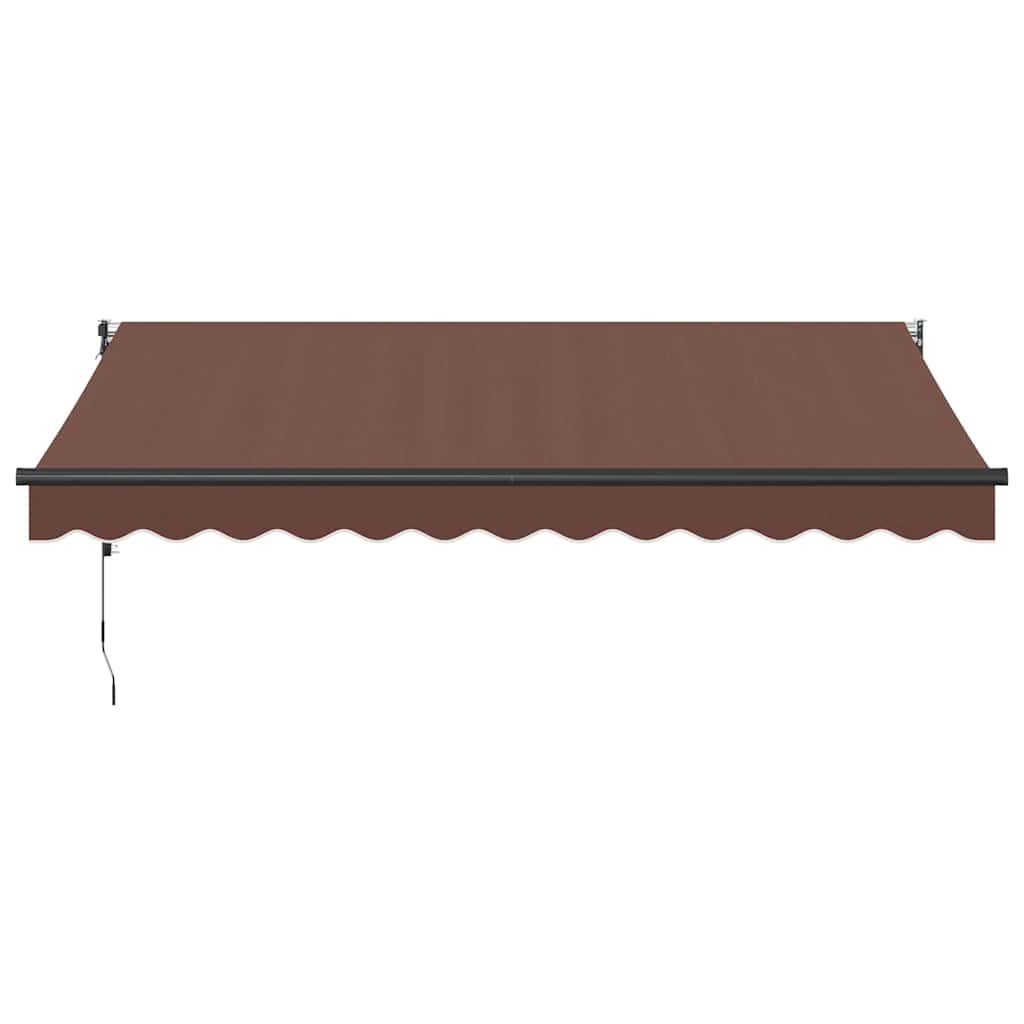 Tenda da Sole Retrattile Automatica Marrone 350x250 cm | homemem39