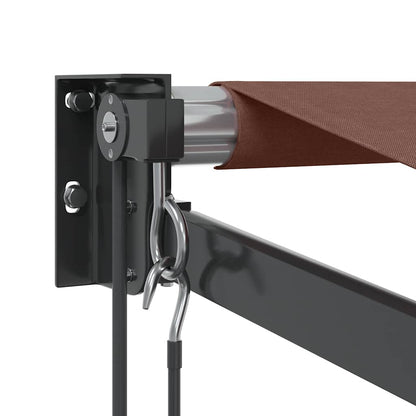 Tenda da Sole Retrattile Automatica Marrone 350x250 cm | homemem39