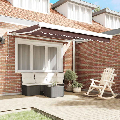 Tenda Sole Retrattile Manuale 300x250 cm Marrone