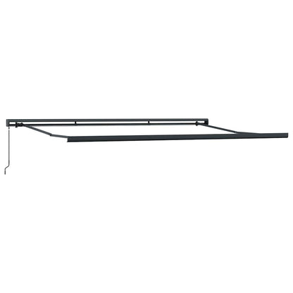 Tenda Sole Retrattile Manuale 450x300 cm Marrone | homemem39