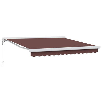 Tenda da Sole Retrattile Automatica Marrone 300x250 cm