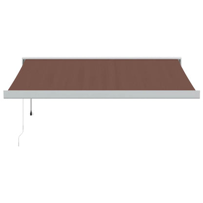 Tenda da Sole Retrattile Automatica Marrone 350x250 cm | homemem39