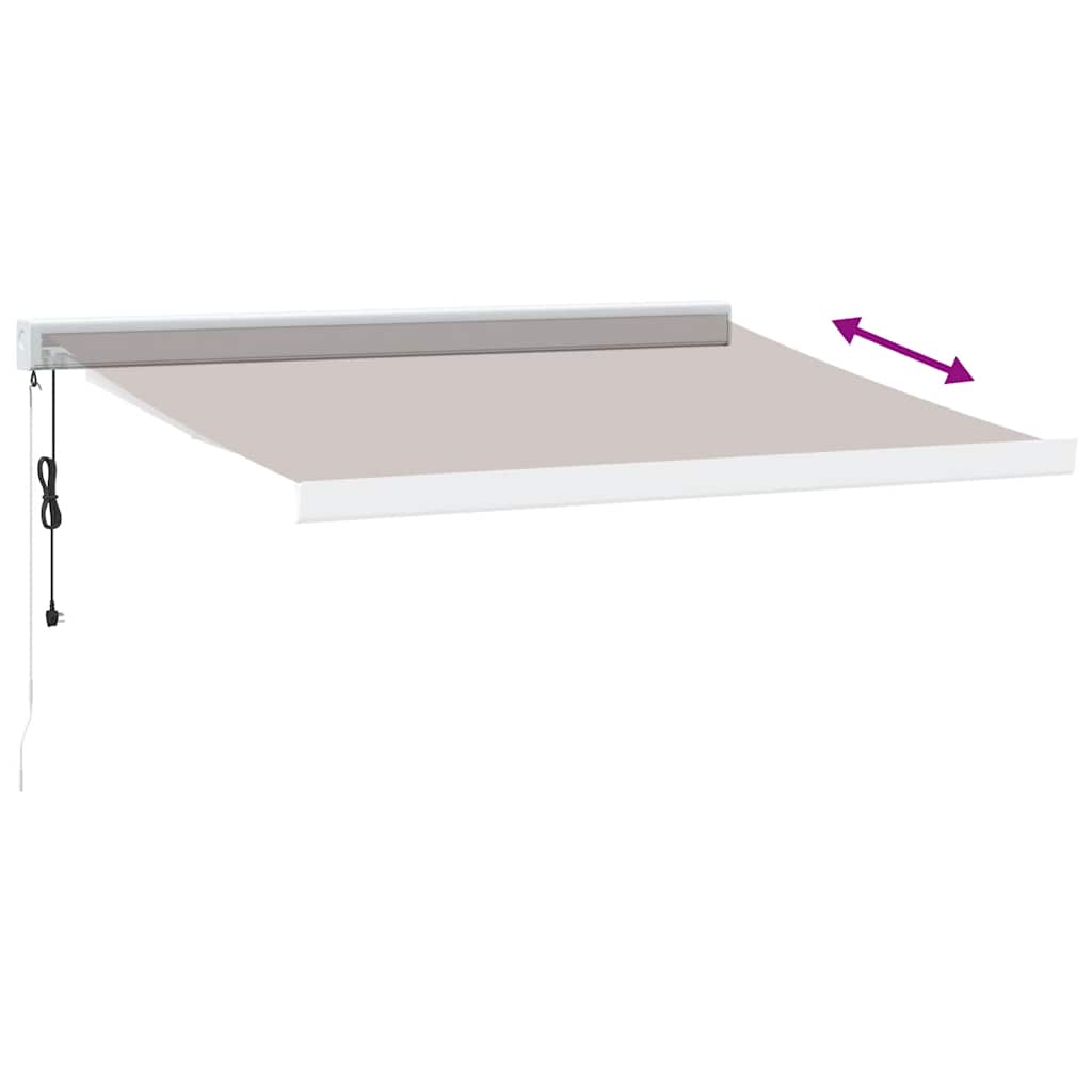 Tenda da Sole Retrattile Automatica Marrone 350x250 cm | homemem39