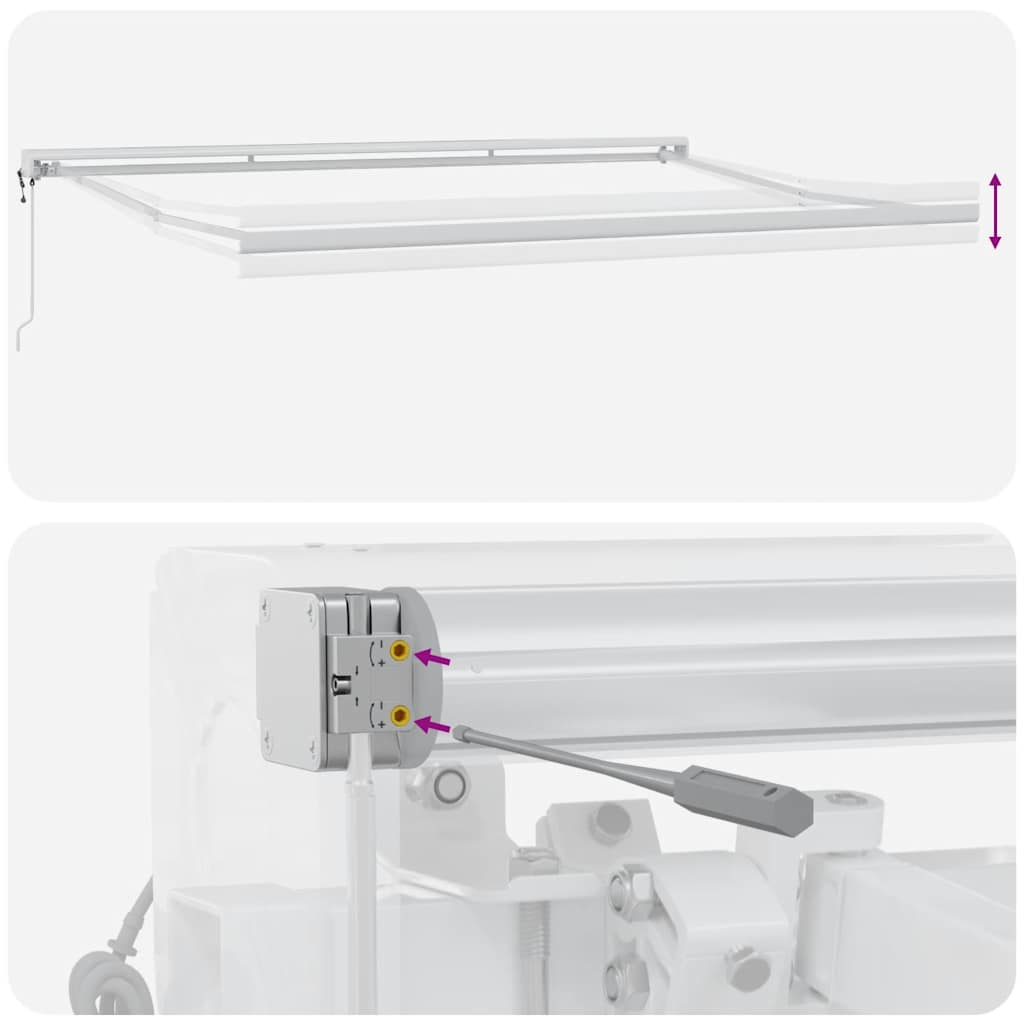 Tenda da Sole Retrattile Automatica 400x300 cm Marrone | homemem39