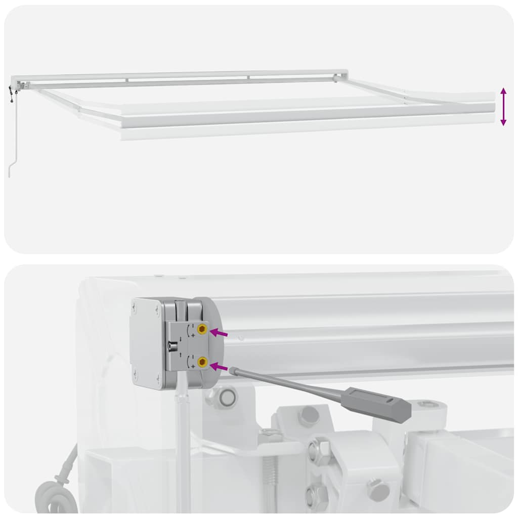 Tenda da Sole Retrattile Automatica Marrone 500x300 cm | homemem39