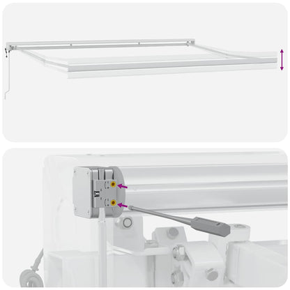 Tenda da Sole Retrattile Automatica Marrone 500x300 cm | homemem39