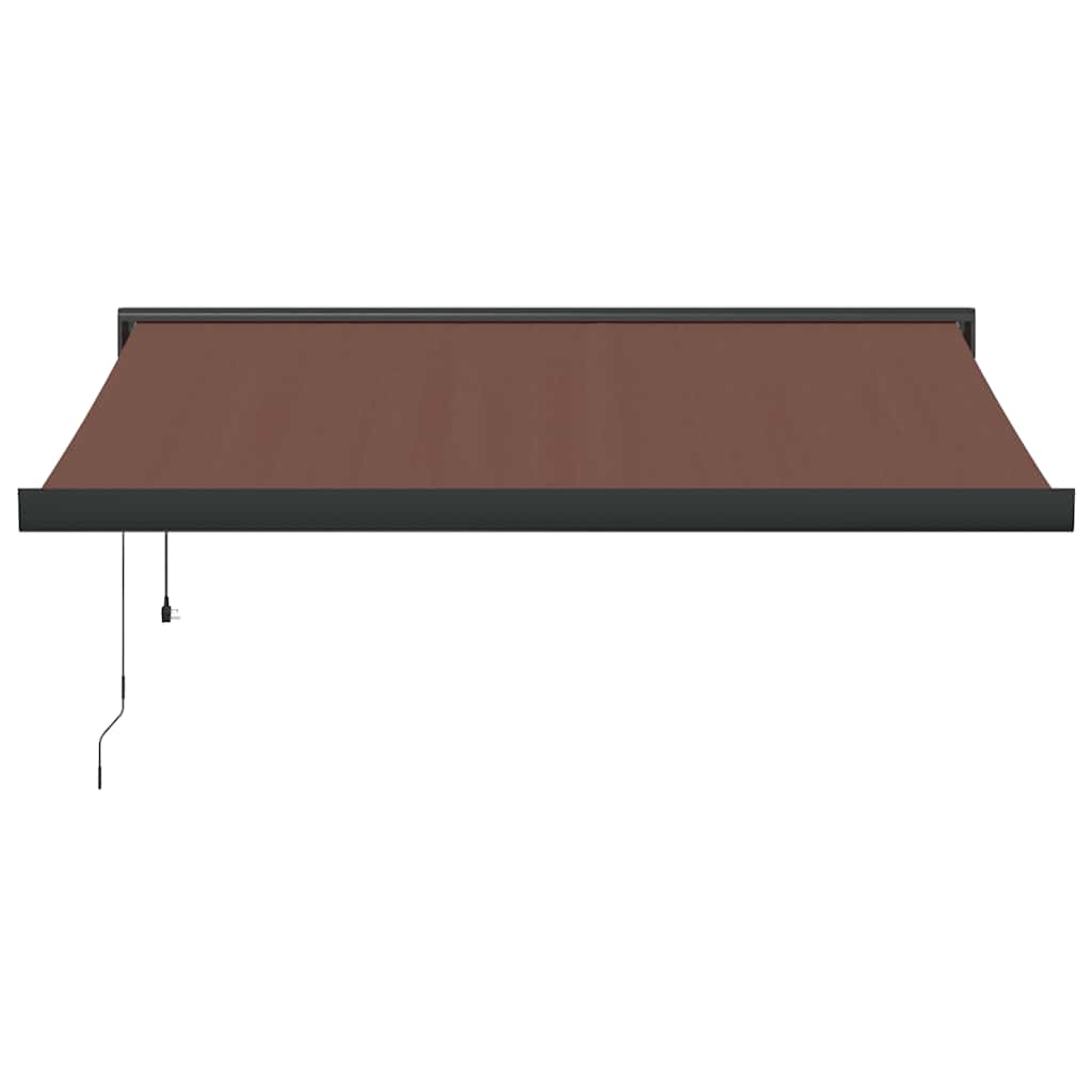 Tenda da Sole Retrattile Automatica Marrone 350x250 cm | homemem39