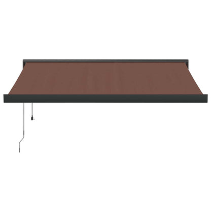 Tenda da Sole Retrattile Automatica Marrone 350x250 cm | homemem39