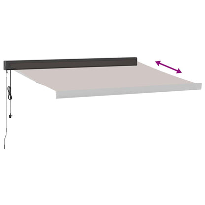 Tenda da Sole Retrattile Automatica Marrone 350x250 cm | homemem39