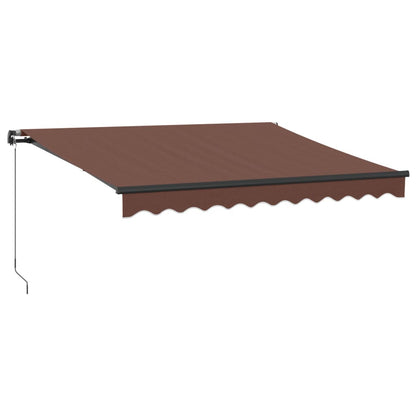 Manual Retractable Awning 300x250 cm Brown