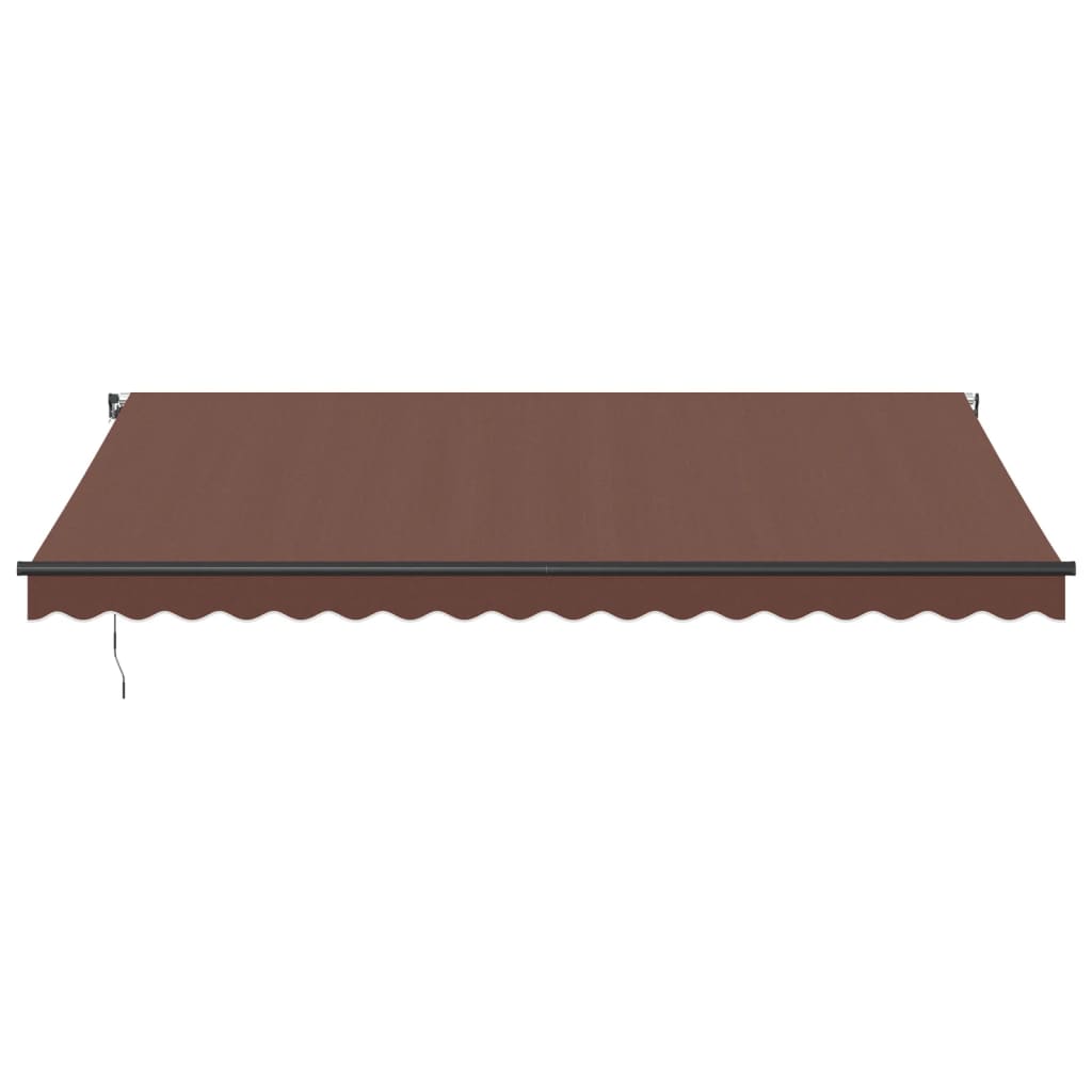 Tenda Sole Retrattile Manuale 450x300 cm Marrone