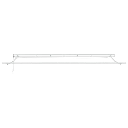 Tenda Retrattile Automatica LED Antracite e Bianco 600x300 cm | homemem39