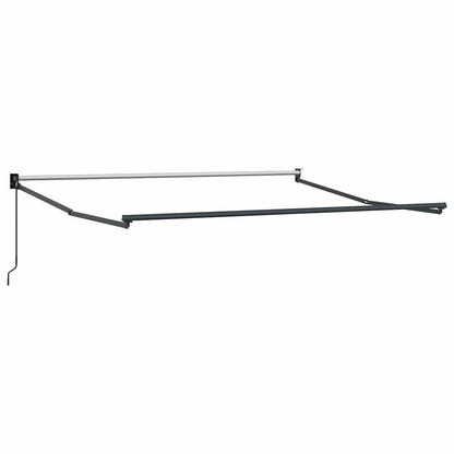 Tenda da Sole Antracite e Bianca 3x2,5 m Tessuto e Alluminio | homemem39