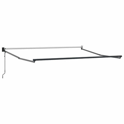 Tenda da Sole Antracite e Bianca 3x2,5 m Tessuto e Alluminio | homemem39