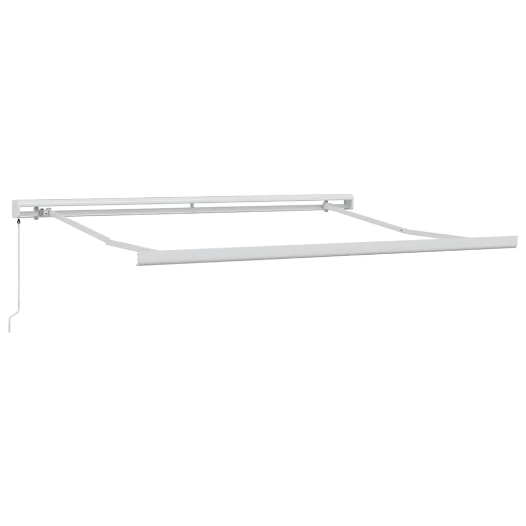 Tenda da Sole Antracite e Bianca 3x2,5 m Tessuto e Alluminio | homemem39